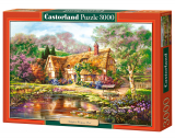 Puzzle Castorland Twilight at Woodgreen Pond 3000 Dielikov