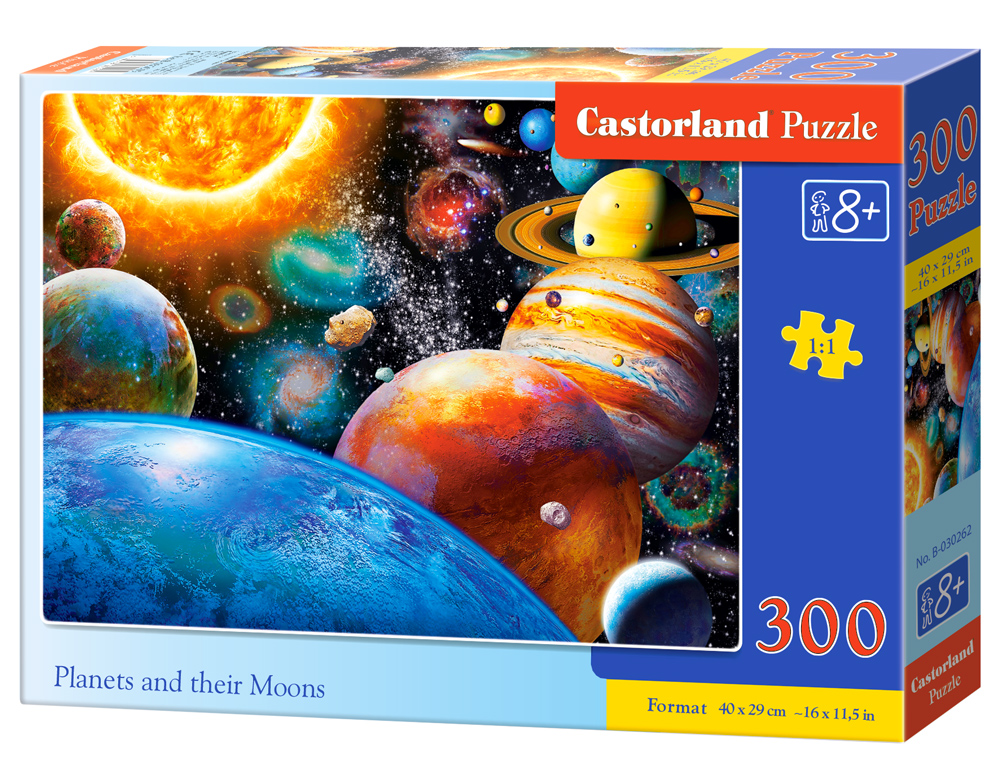 Castorland Puzzle Planets and their Moons 300 dielikov
