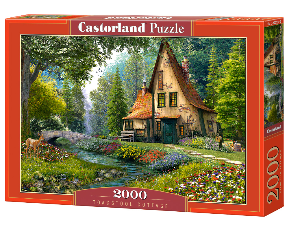 Puzzle Castorland Toadstool Cottage 2000 Dielikov