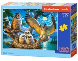Castorland Puzzle Owl Family 180 dielikov