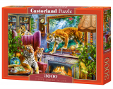 Puzzle Castorland Tigers Comming to life 3000 Dielikov