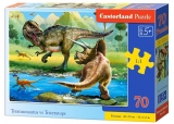 Puzzle Castorland Tyrannosaurus vs Triceratops 70 DIelikov