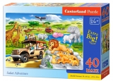 Puzzle Castorland Safari Adventure 40 dielikov
