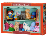 Castorland Puzzle Kitten Shelves 500 Dielikov