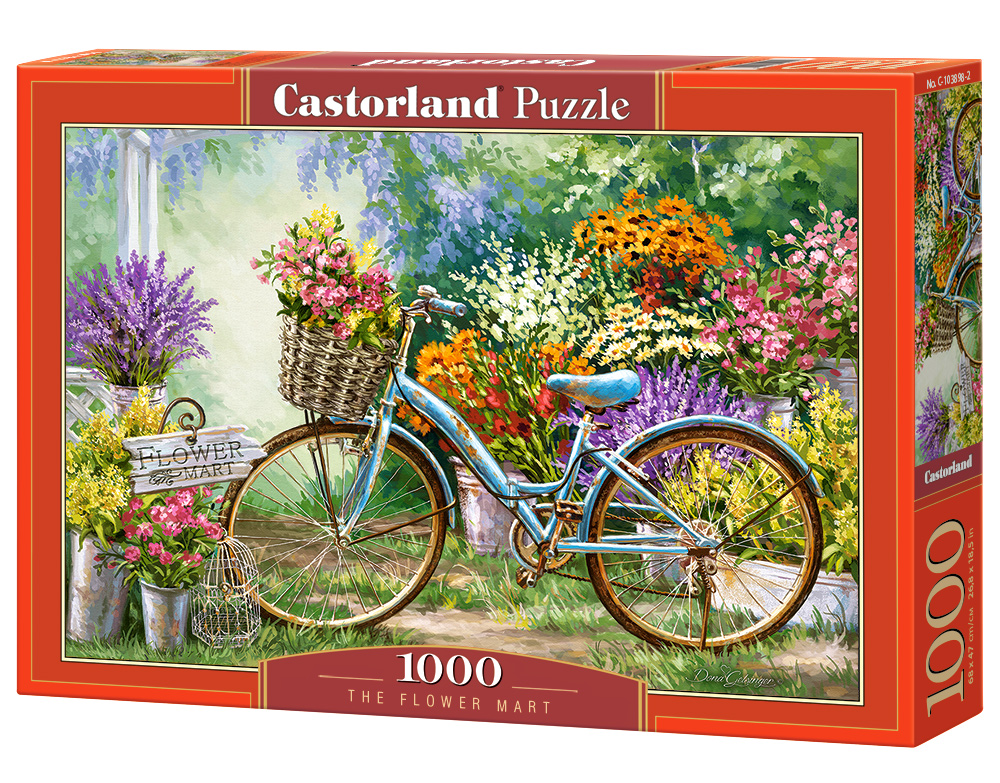 Castorland Puzzle The Flower Mart 1000 Dielikov