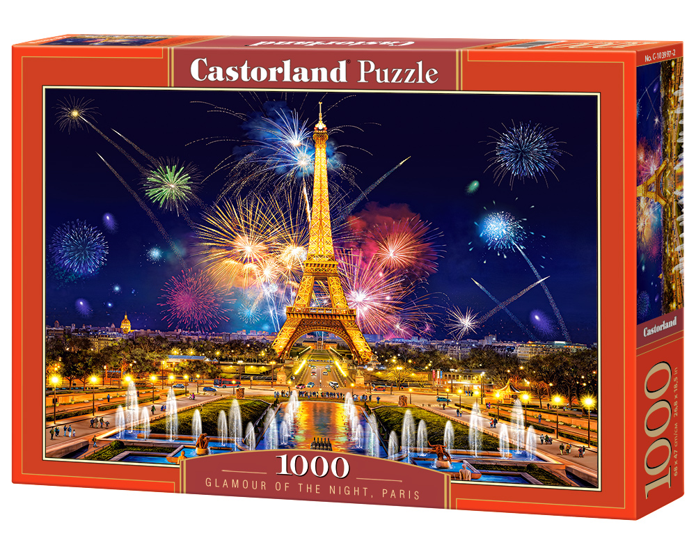 Castorland Puzzle Glamour of the Night, Paris 1000 Dielikov
