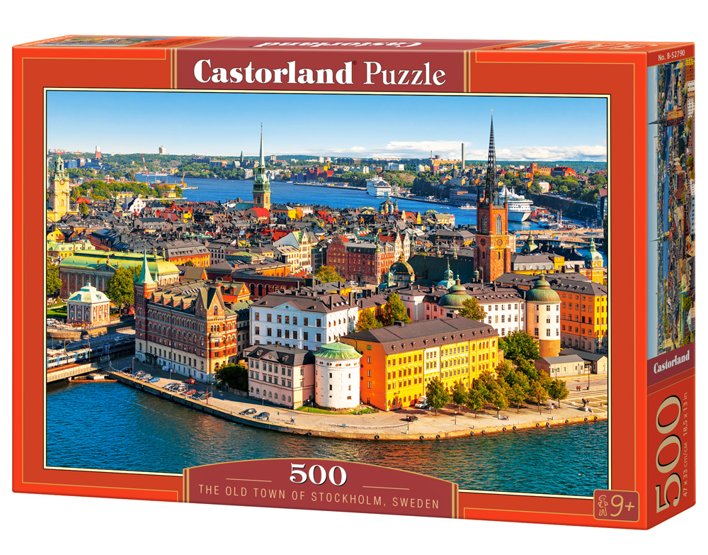 Castorland Puzzle The Old Town of Stockholm, Sweden 500 Dielikov