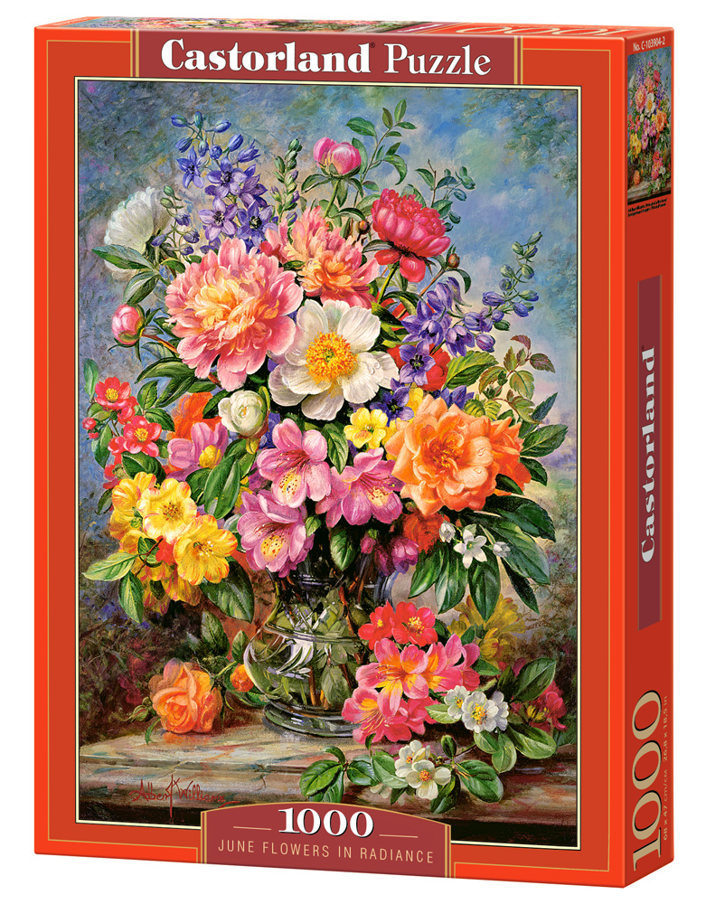 Castorland Puzzle June Flowers in Radiance 1000 Dielikov