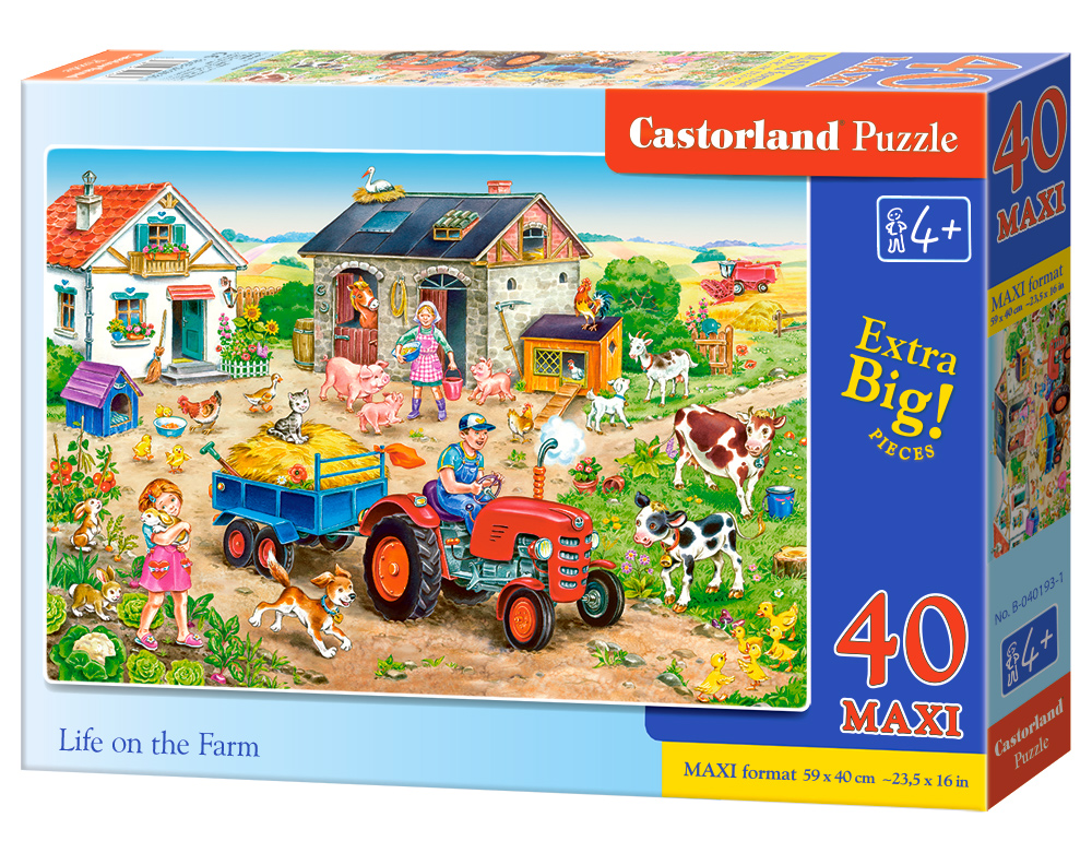 Puzzle Castorland Life on the Farm 40 dielikov