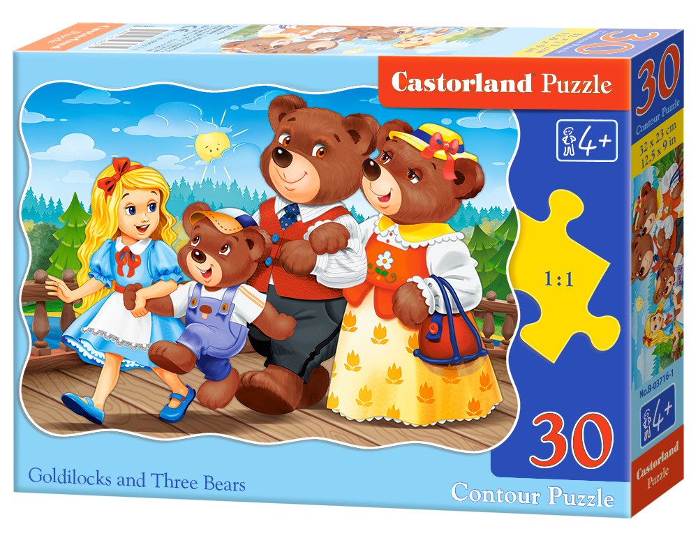 Puzzle Castorland Goldilocks and Tree Bears  30 Dielikov