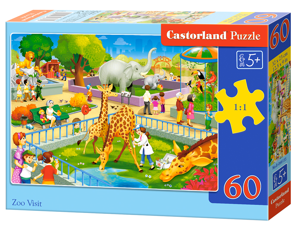 Puzzle Castorland Zoo Visit 60 Dielikov