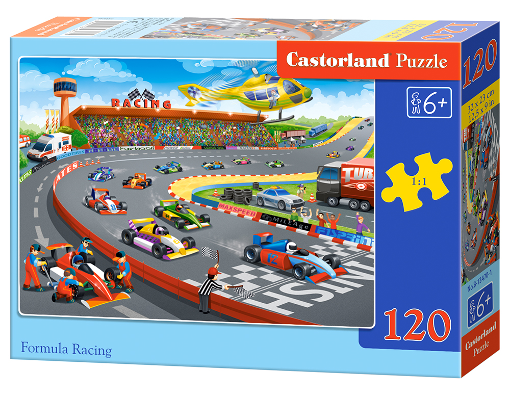 Castorland Puzzle Formula Racing 120 Dielikov