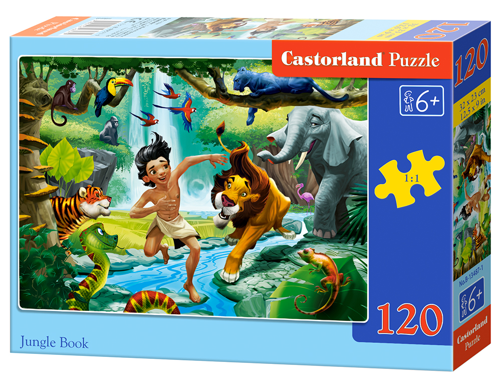 Castorland Puzzle Jungle Book 120 Dielikov