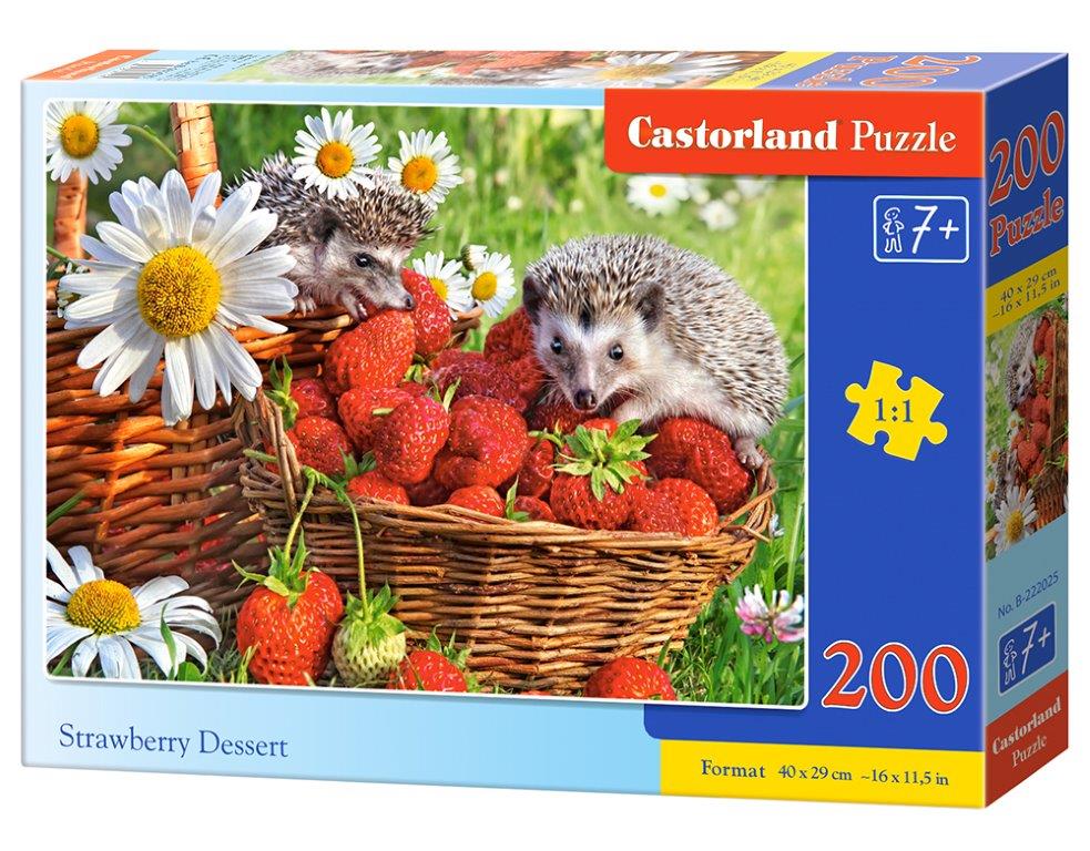 Castorland Puzzle Strawbeery Dessert 200 dielikov