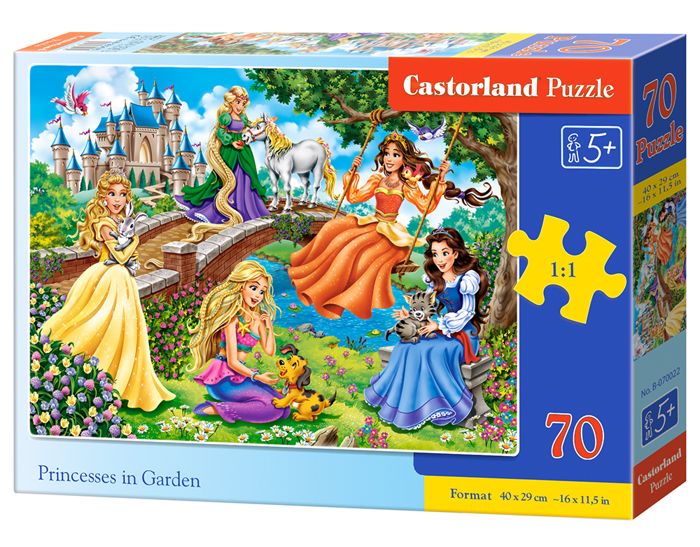 Puzzle Castorland Princesses in Garden 70 DIelikov