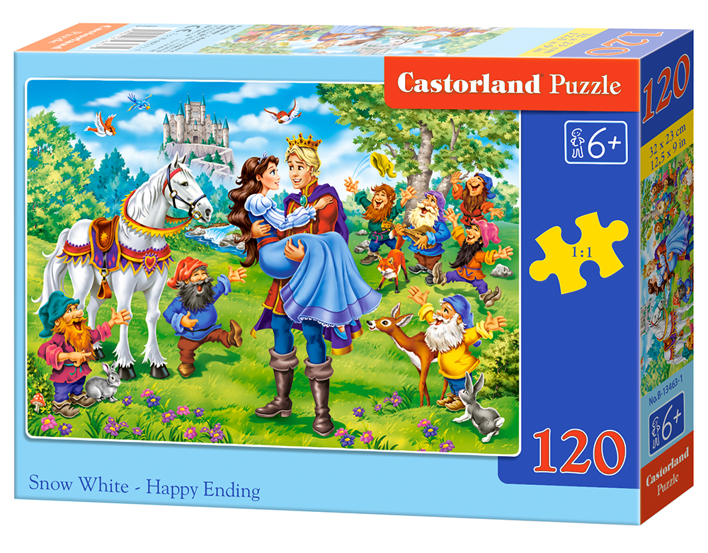 Puzzle Castorland Princess BallSnow White - Happy Ending 120 Dielikov