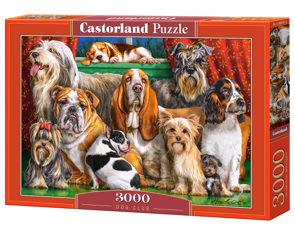 Puzzle Casotorland Dog Club 3000 Dielikov