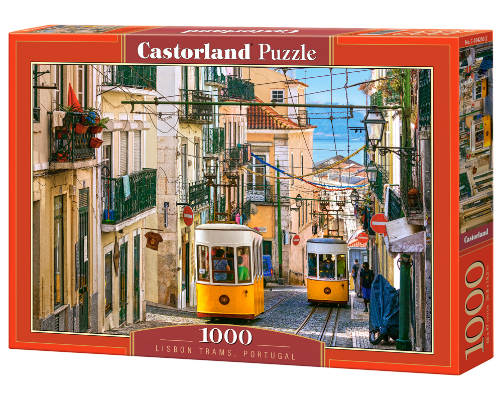 Castorland Puzzle Lisbon Trams, Portugal 1000 Dielikov