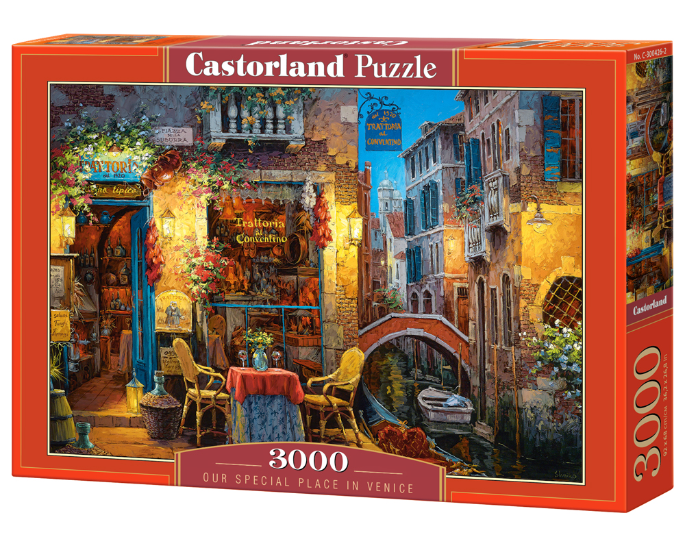 Puzzle Castorland Our Special Place in Venice 3000 Dielikov