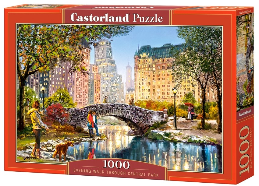 Puzzle Castorland Evening Walk Through Central Park   1000 Dielikov