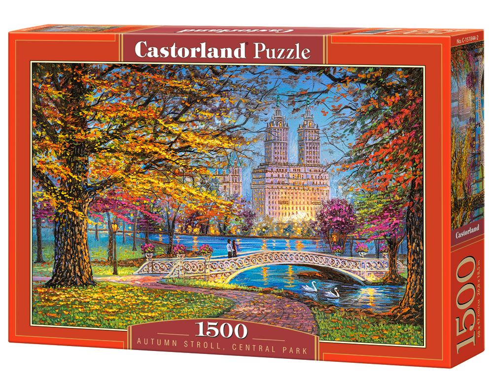 Puzzle Castorland Autumn Stroll, Central Park 1500 Dielikov