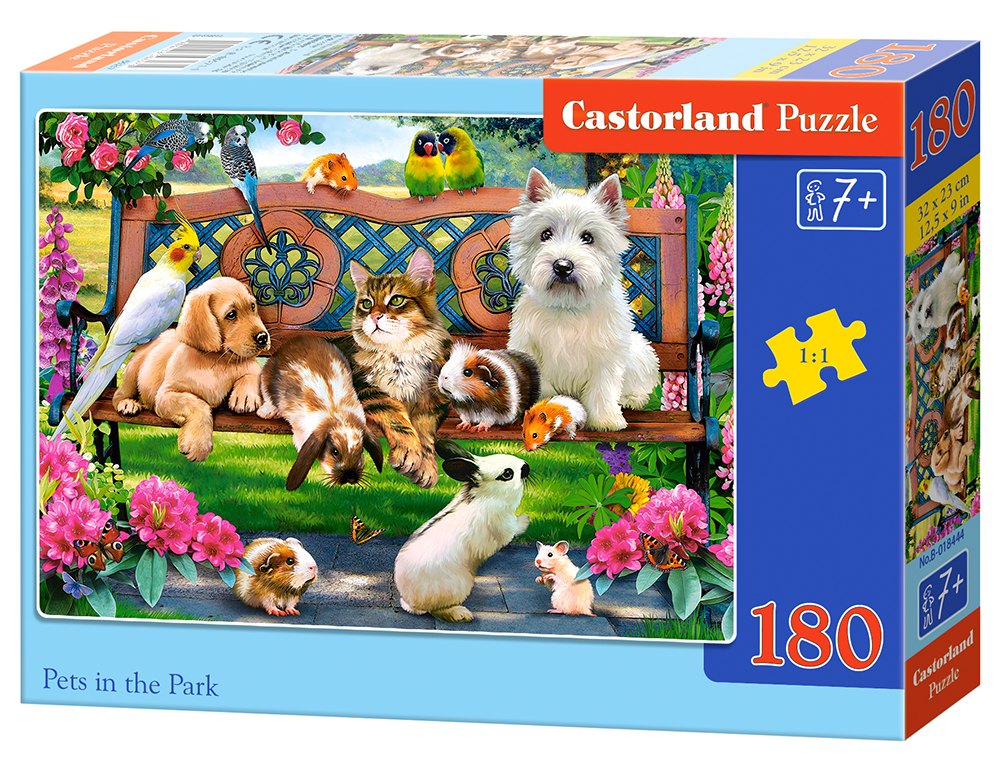 Castorland Puzzle Pets in the Park 180 dielikov