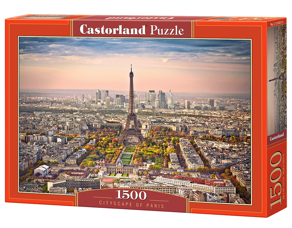 Puzzle Castorland Cityscape of Paris 1500 Dielikov