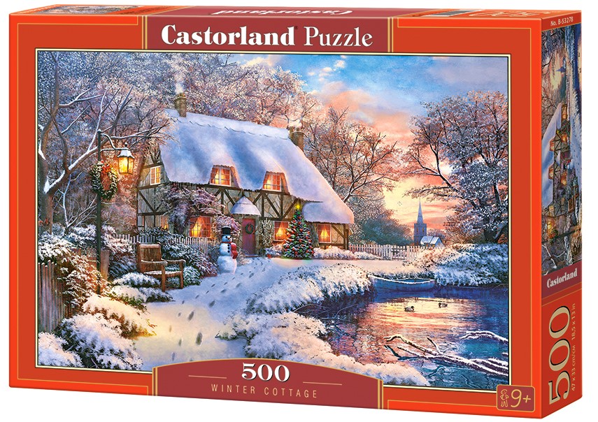 Castorland Puzzle Winter Cottage 500 Dielikov