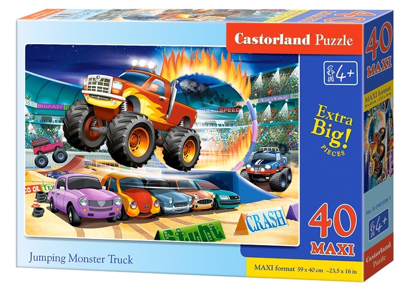 Puzzle Castorland Jumping Monster Truck 40 dielikov