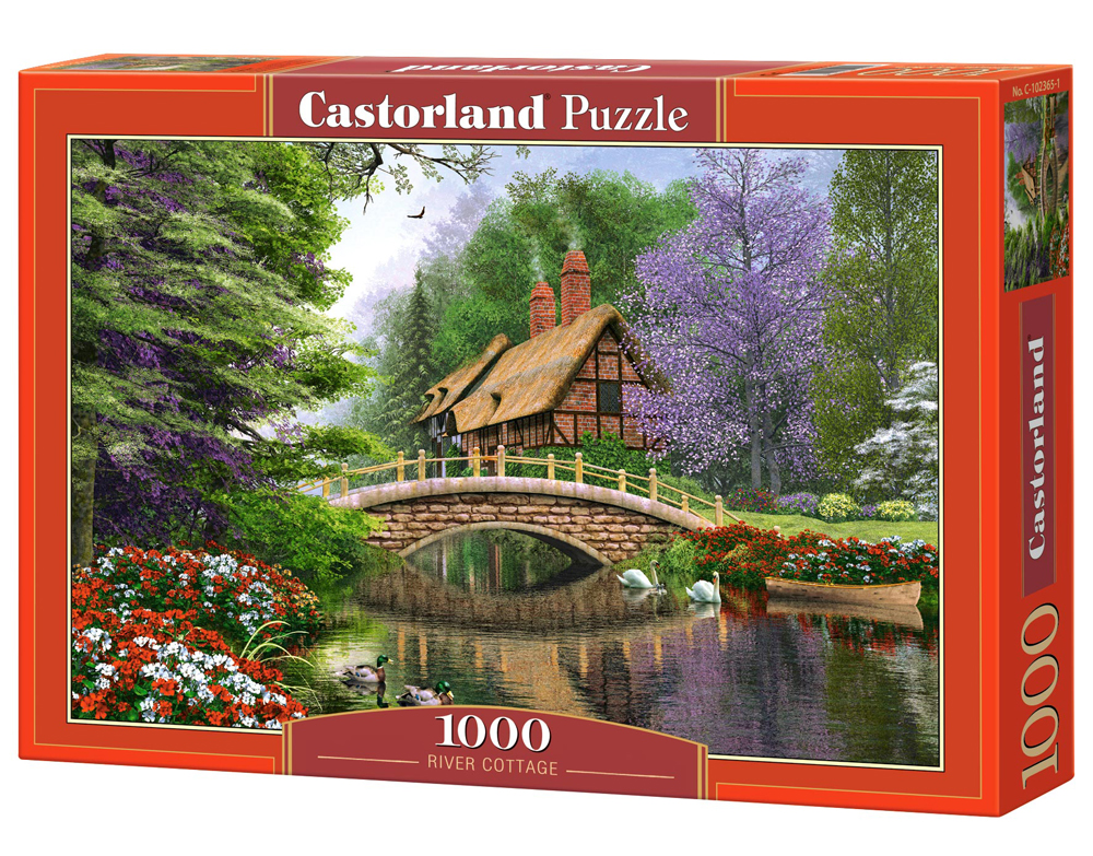Puzzle Castorland River Cottage  1000 Dielikov