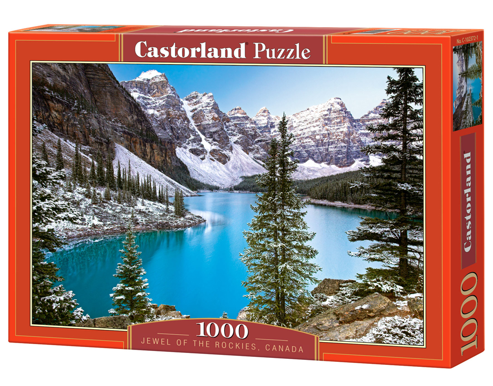 Puzzle Castorland The Jewel of the Rockies, Canada 1000 Dielikov