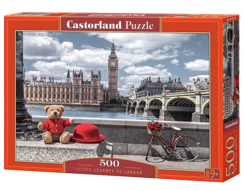 Castorland Puzzle Little Journey to London 500 Dielikov