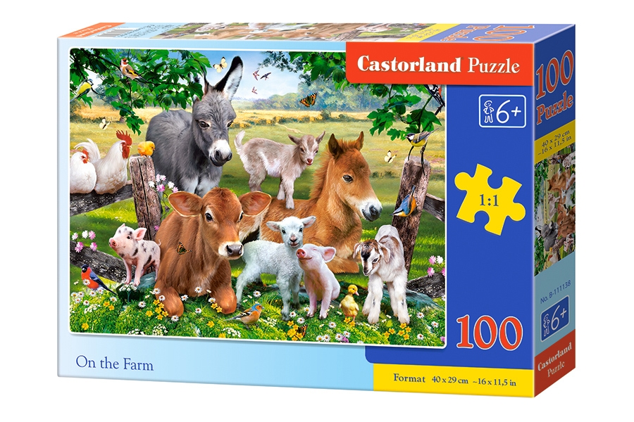 Puzzle Castorland On the Farm 100 dielikov
