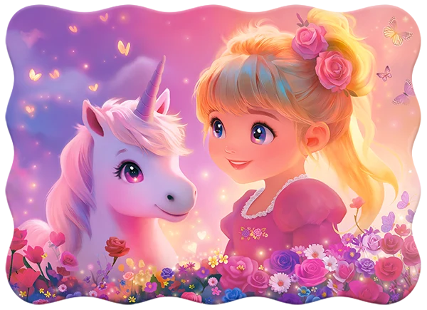 Princess with Unicorn