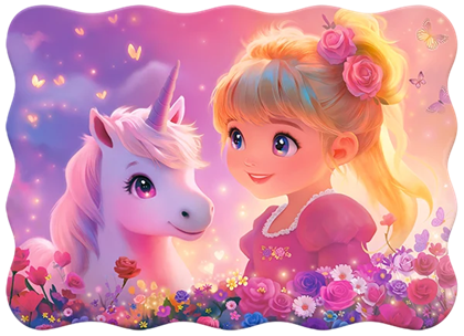 Princess with Unicorn