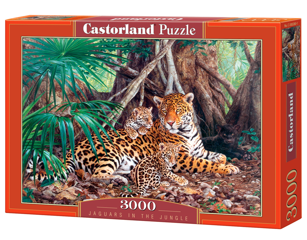 Puzzle Castorland Jaguars in the Jungle 3000 Dielikov