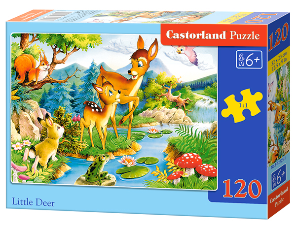 Castorland Puzzle Little deers 120 Dielikov