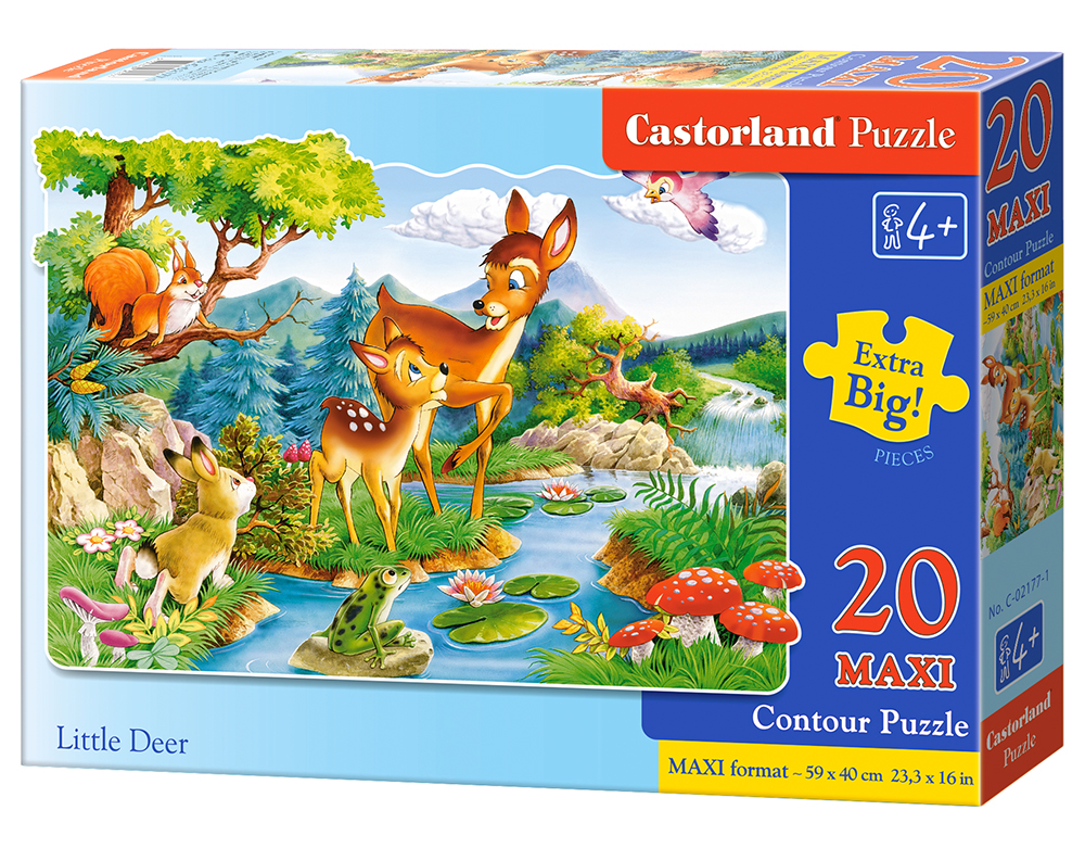 Puzzle Castorland Little Deers 20 dielikov