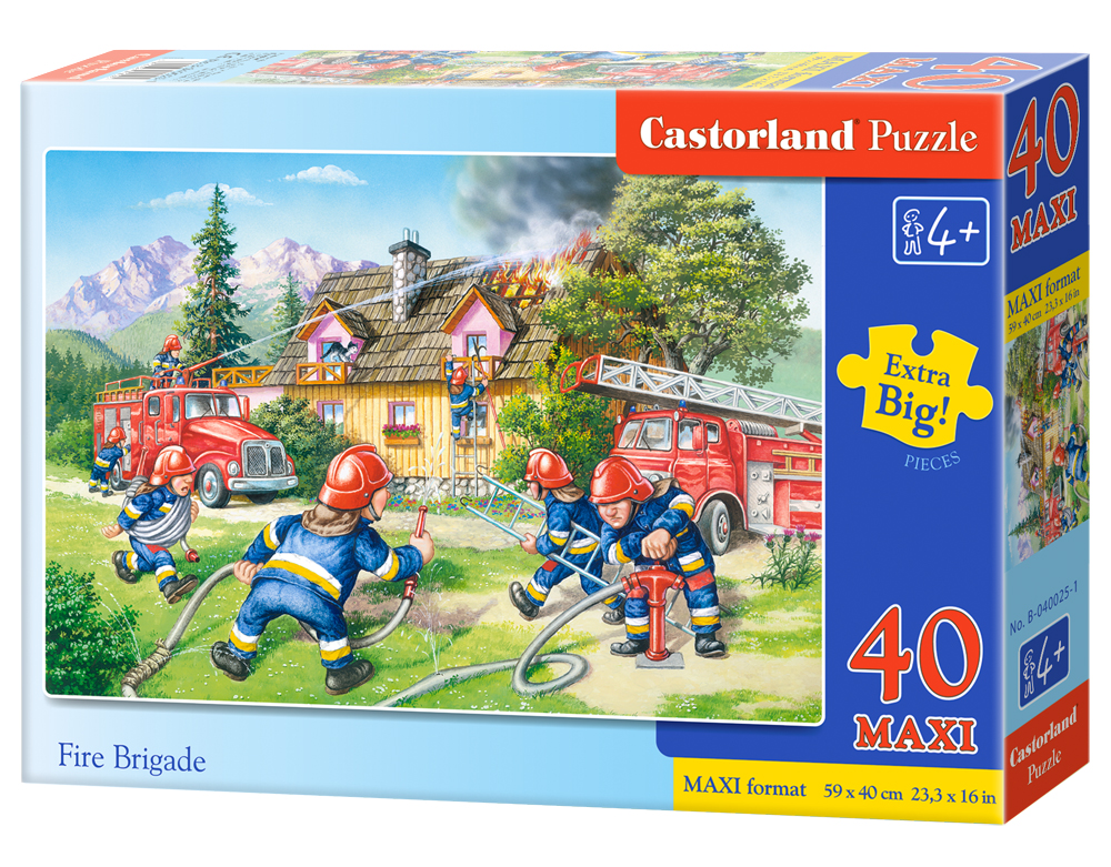 Puzzle Castorland Fire Brigade 40 dielikov