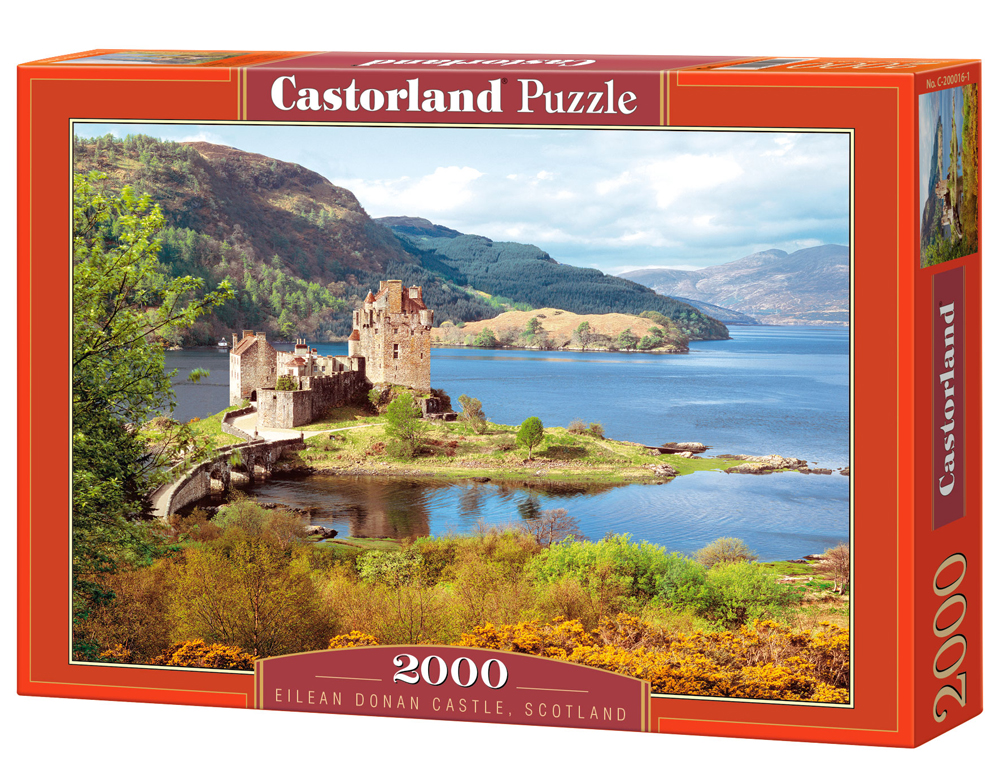 Puzzle Casotrland Eilean Donan Castle, Scotland 2000 Dielikov