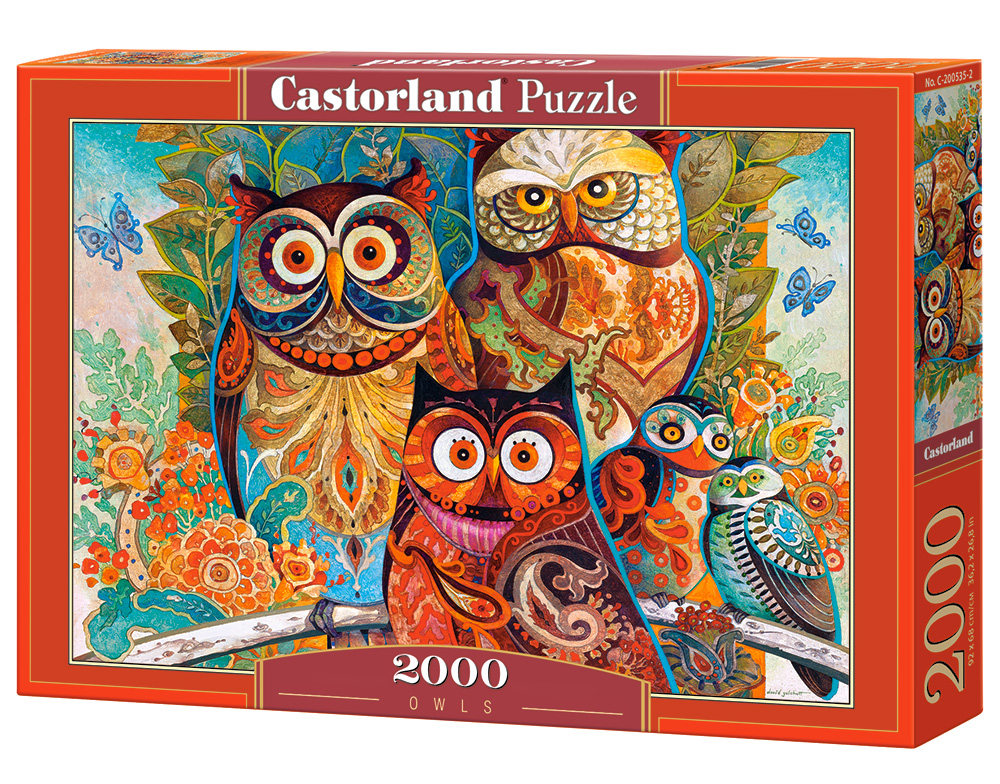 Puzzle Castorland Owls 2000 Dielikov