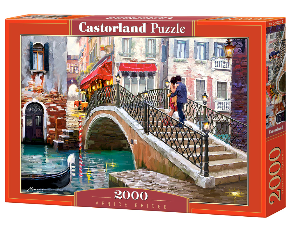 Puzzle Castorland Venice Bridge 2000 Dielikov
