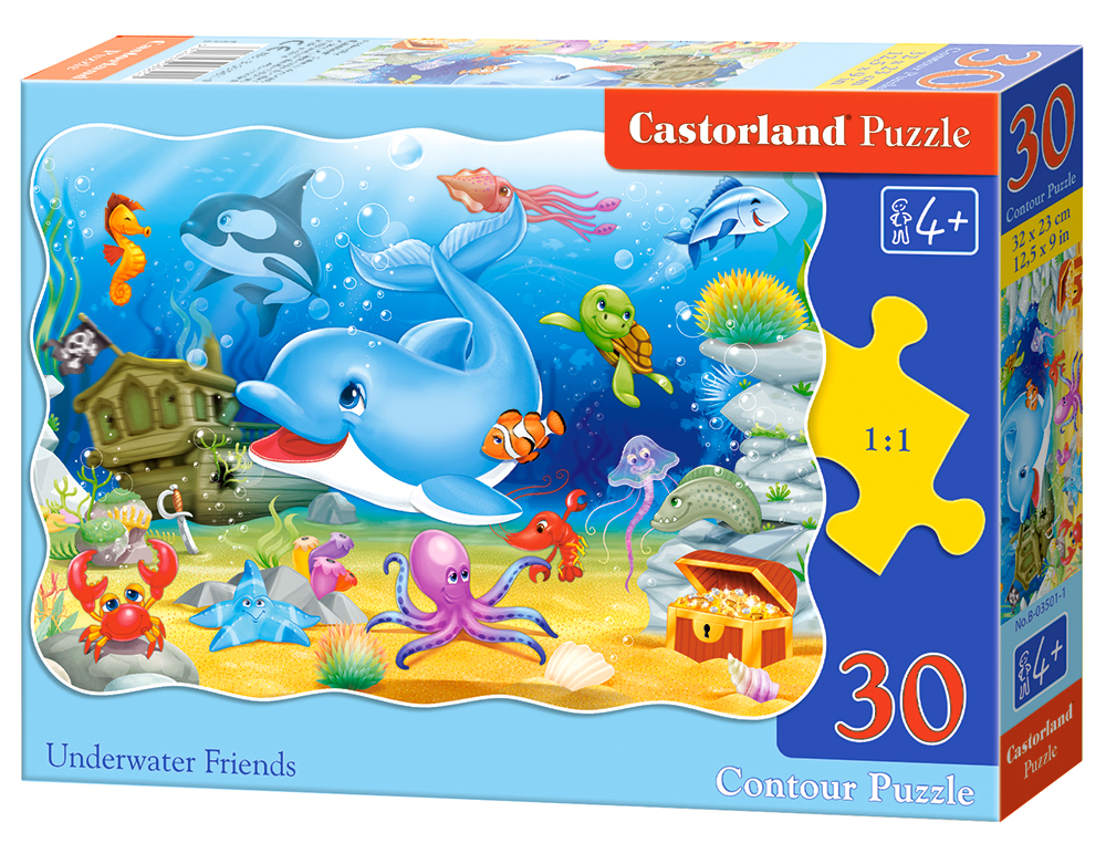 Puzzle Castorland Underwater Friends 30 Dielikov
