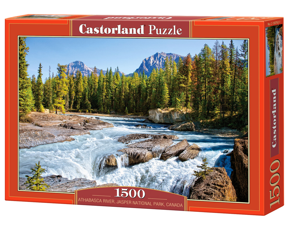 Puzzle Castorland Athabasca River, Jasper National Park, Canada 1500 Dielikov
