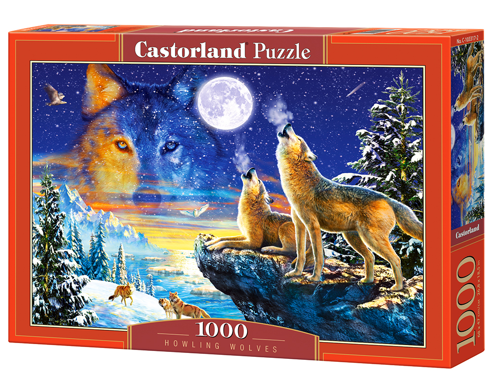 Puzzle Castorland Howling Wolves 1000 Dielikov