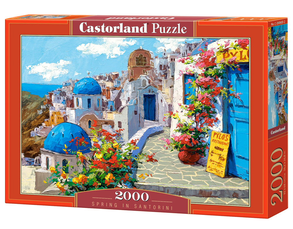 Puzzle Castorland Spring in Santorini 2000 Dielikov
