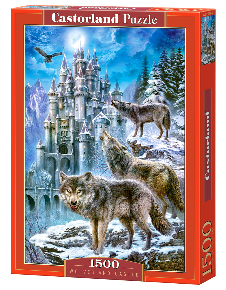 Puzzle Castorland Wolves and Castle 1500 Dielikov