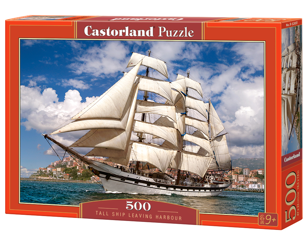 Castorland Puzzle Tall Ship Leaving Harbour 500 Dielikov