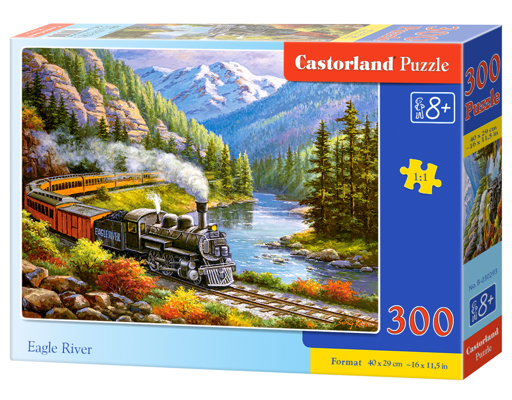 Castorland Puzzle Eagle River 300 dielikov