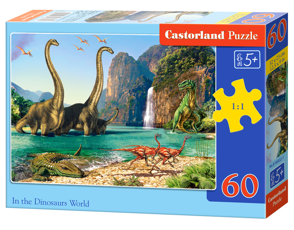 Puzzle Castorland In the Dinosaurus Word 60 Dielikov